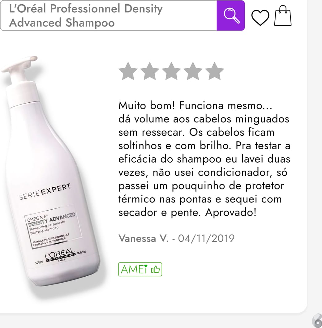 loreal szampon density 5000