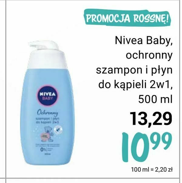 nivea baby szampon i płyn do kąpieli 2w1 biedronka