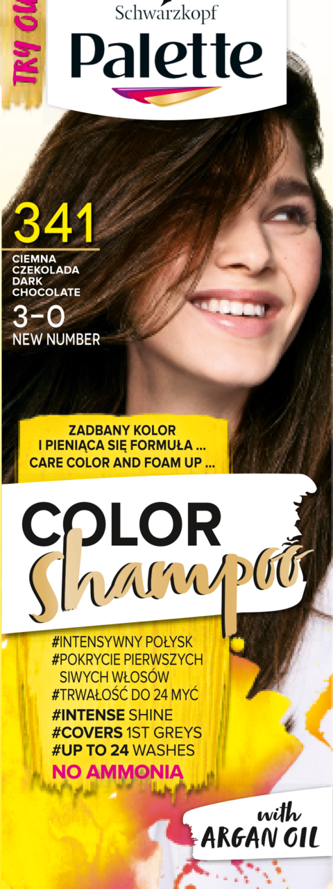 palette color shampoo szampon koloryzujący do włosów