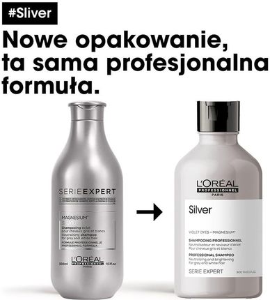 loreal professionnel silver szampon do włosów rozjaśnianych siwych