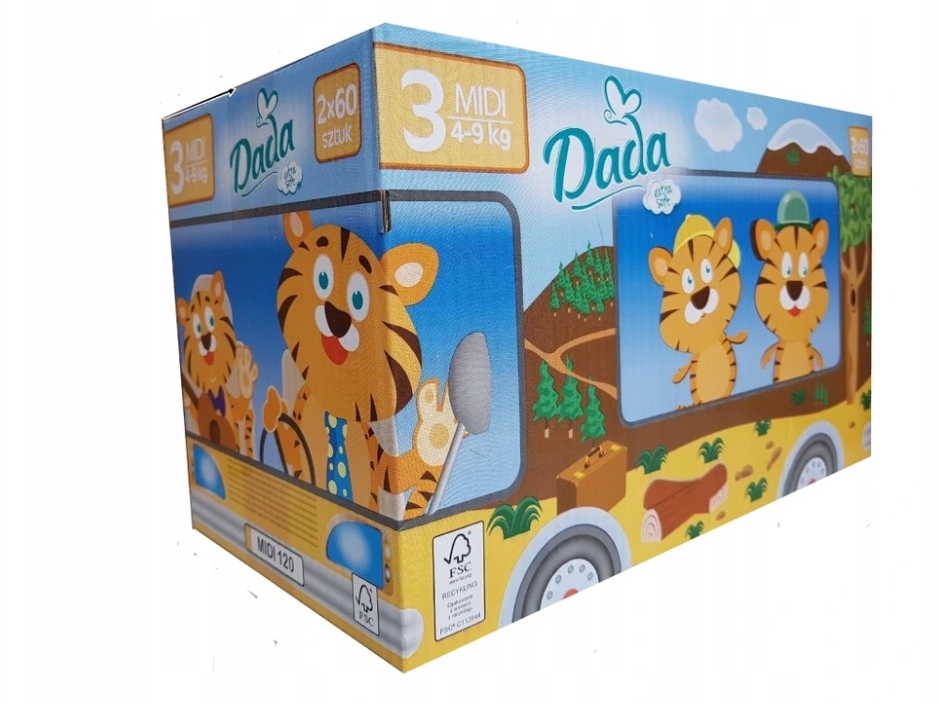 pieluchy dada extra soft box camper