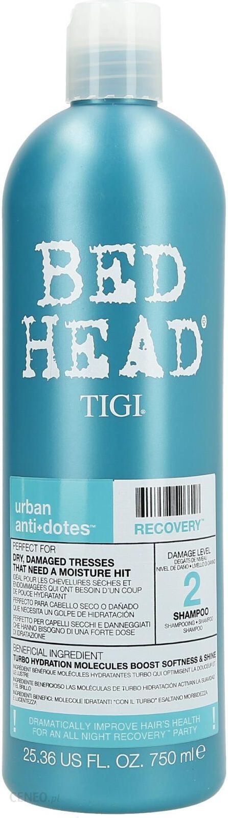 tigi bed head re-energize szampon do włosów normalnych 750ml