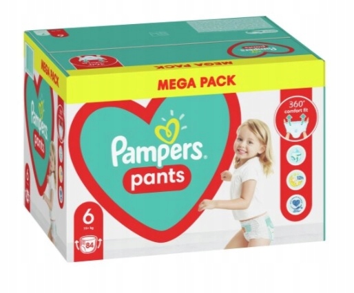 pieluchomajtki pampers giga pack