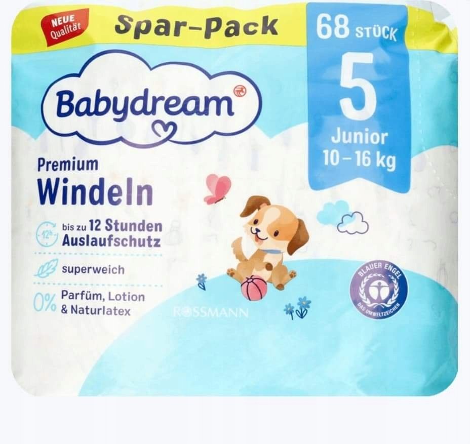 babydream majtko pieluchy 5 od 15 kilo