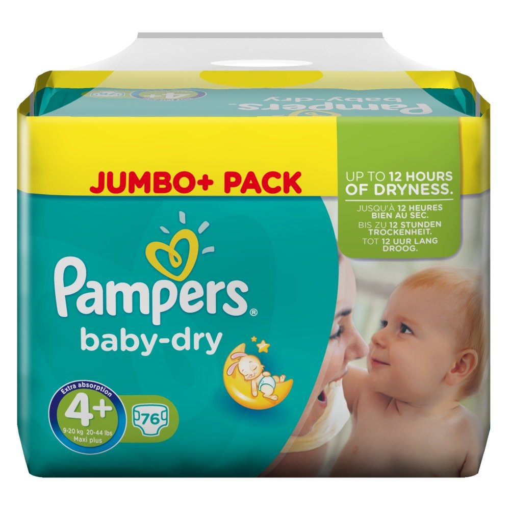 pampers 4 plus jaka waga