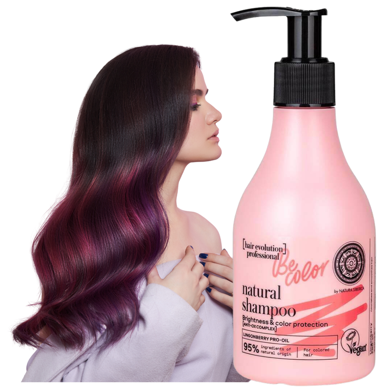 natura siberica szampon włosy farbowane ochrona