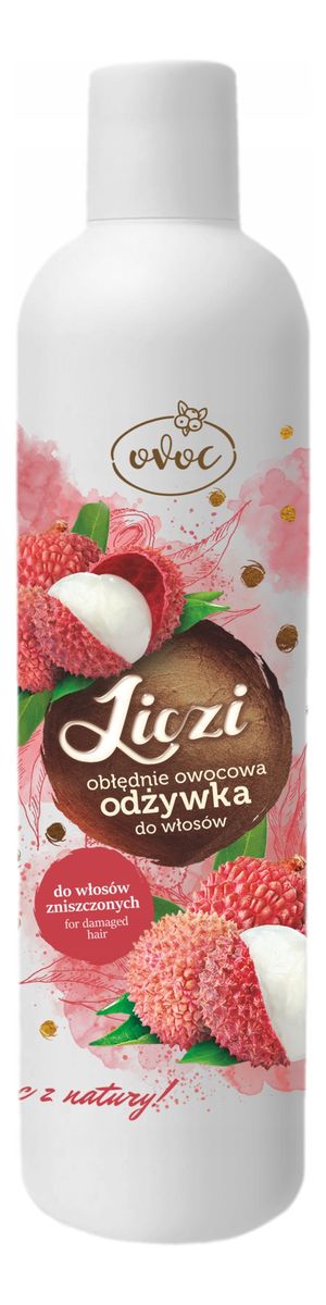 ovoc liczi maska do włosów zniszczonych