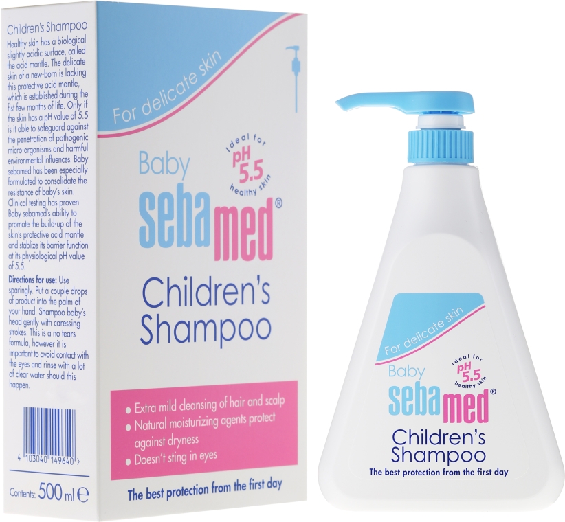 sebamed baby shampoo 500 ml szampon do włosów dla dzieci
