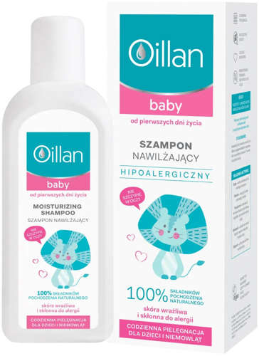 oillan baby szampon nawilżający skład