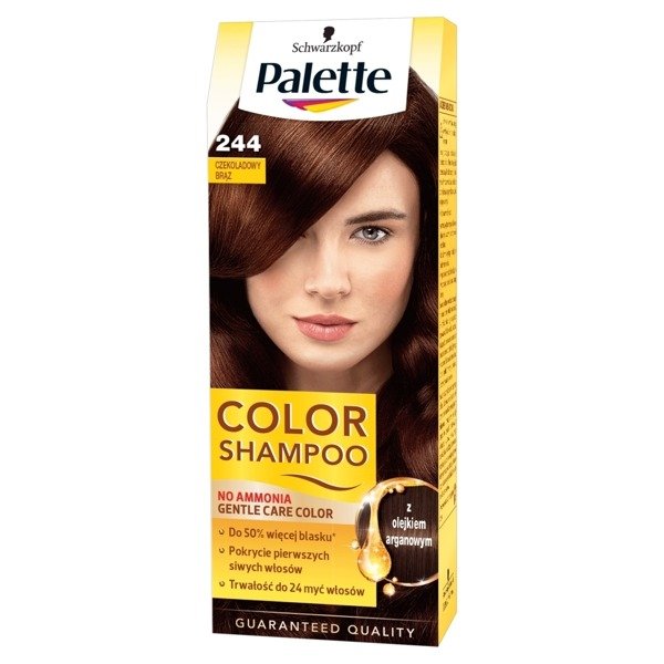 palette color shampoo szampon koloryzujący czekoladowy