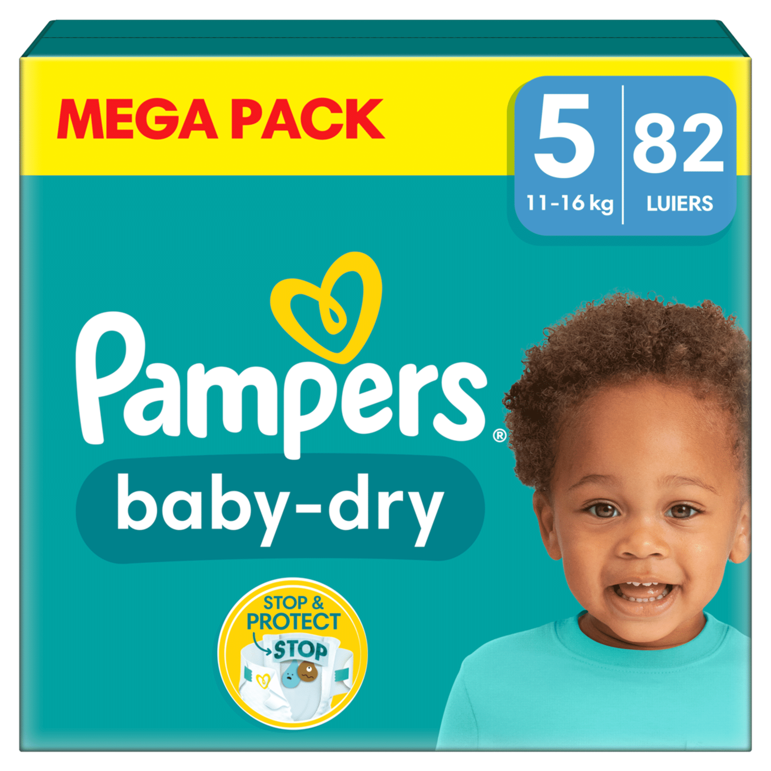 mega paka pampers active baby dry 5