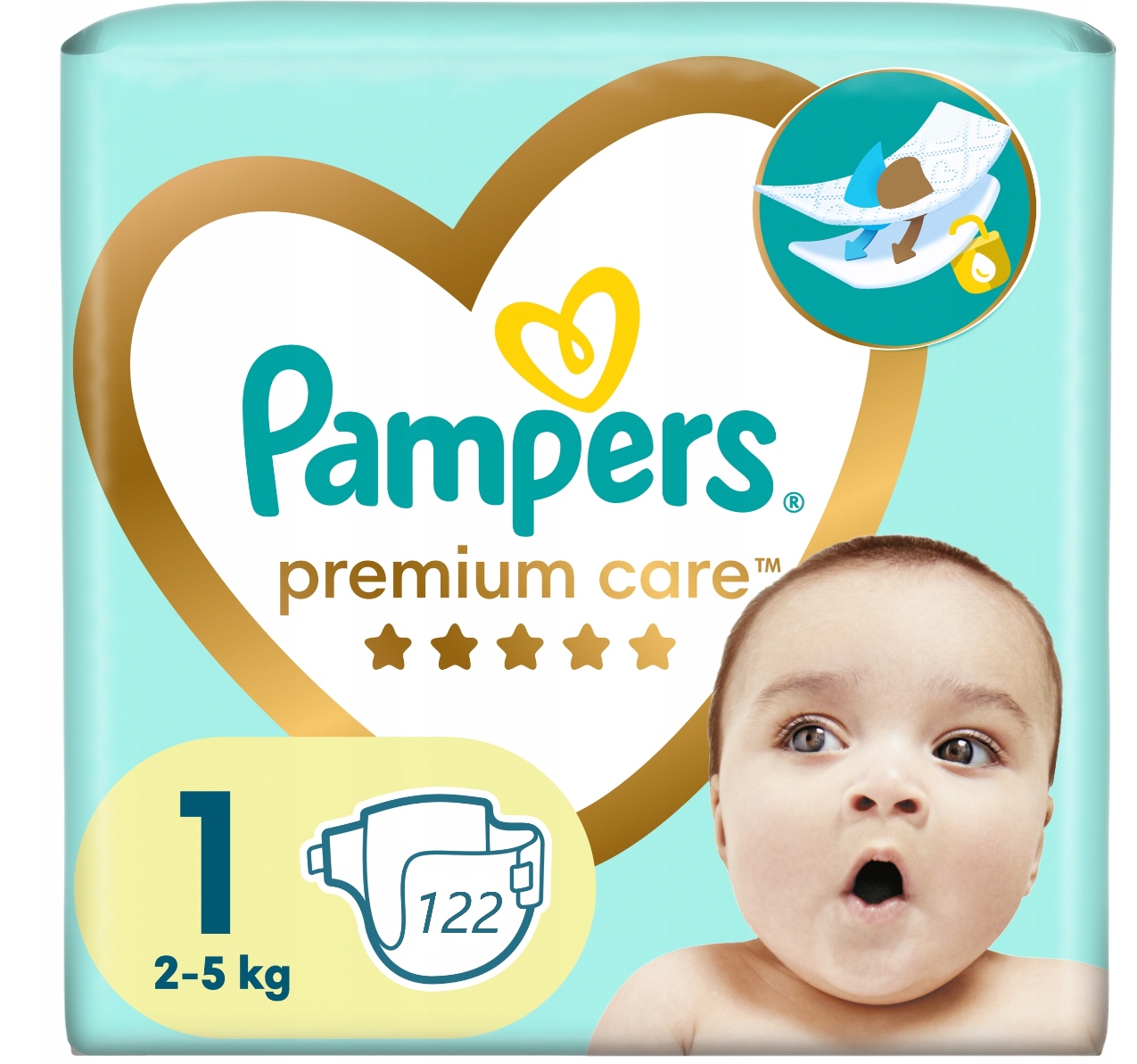 pieluszki pampers premium care mega box