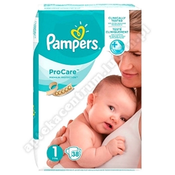 pampers pro care 1 pielucha 38szt