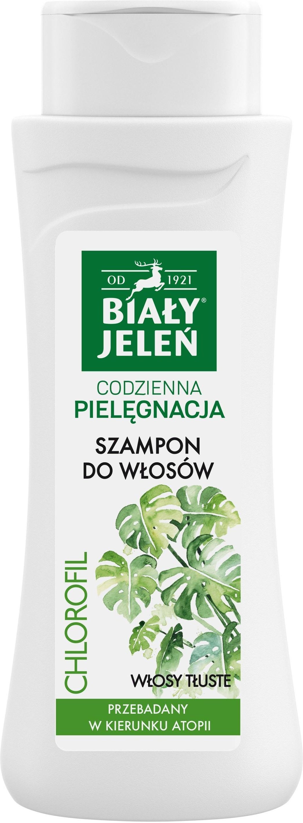 biały jeleń hipoalergiczny szampon z chlorofilem 300ml