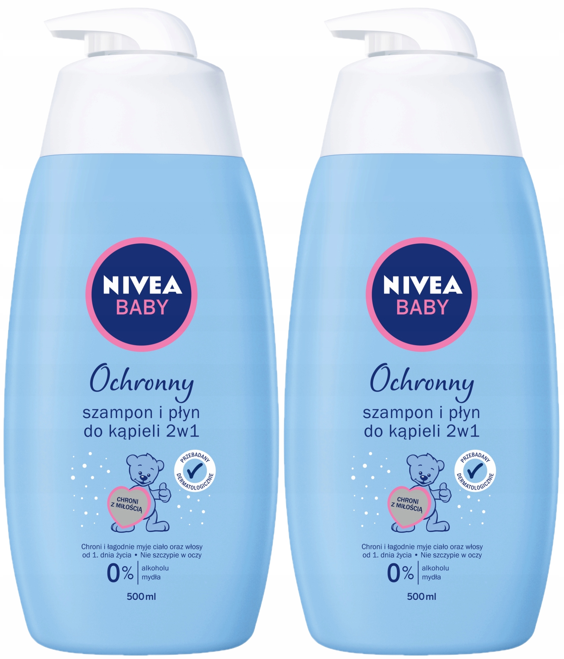 nivea baby ochronny szampon i płyn do kąpieli 2w1 wizaż