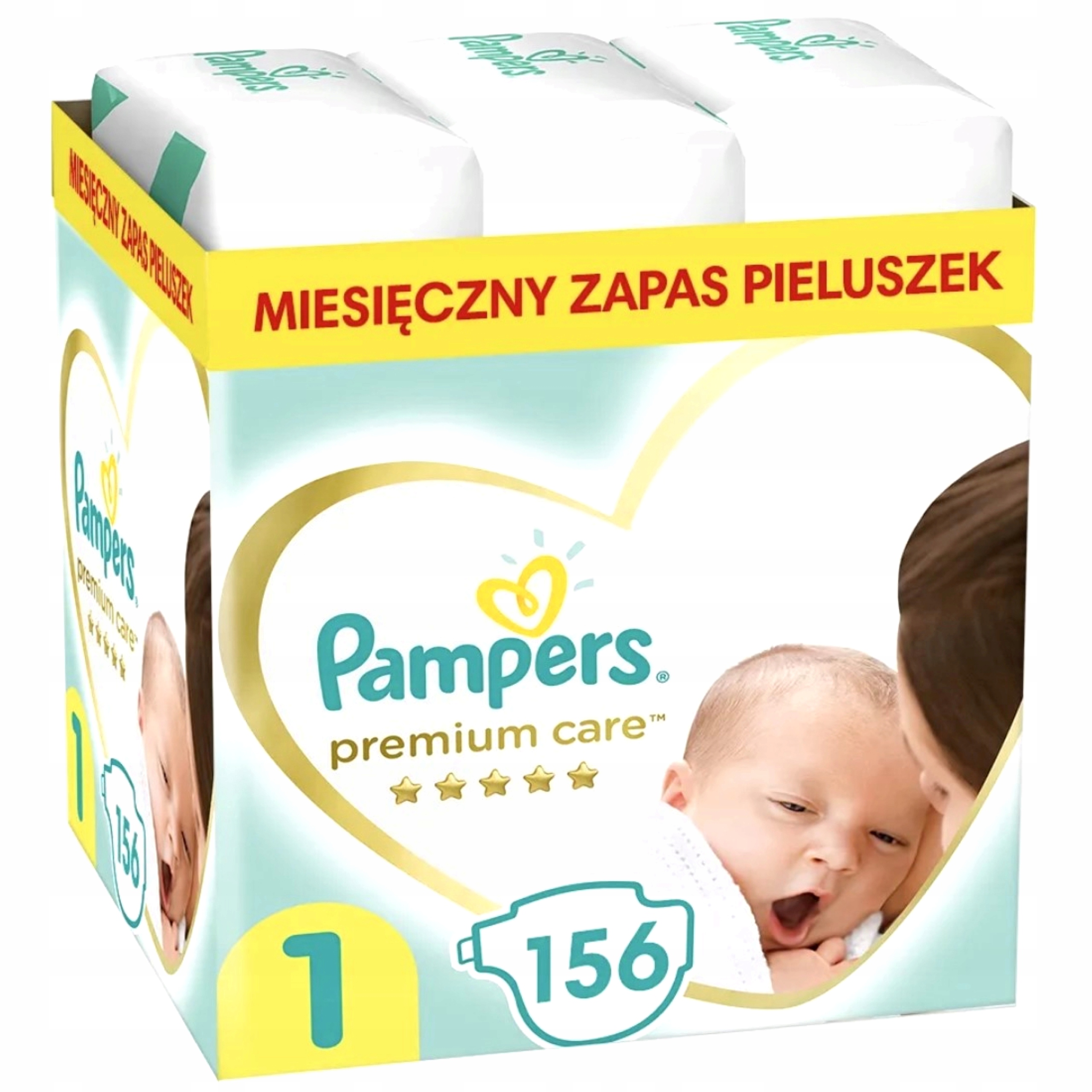 pampers premium care newborn 1 pieluszki 2-5kg 88 sztuk