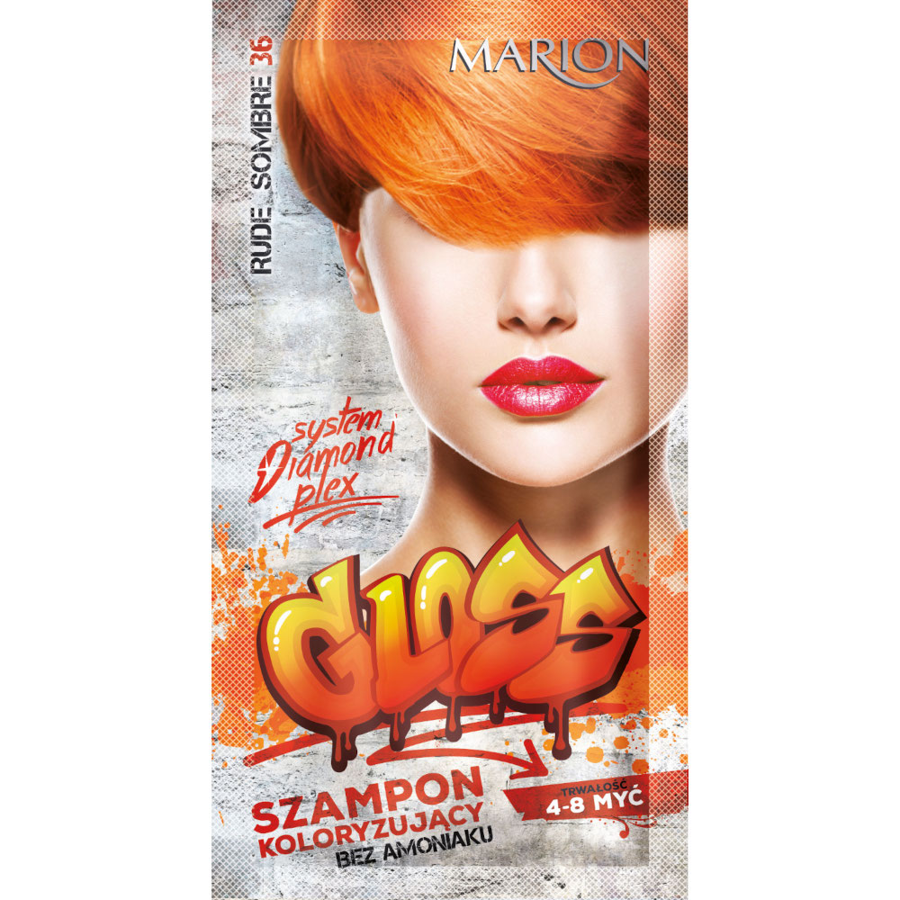 marion szampon koloryzujący gloss włosy