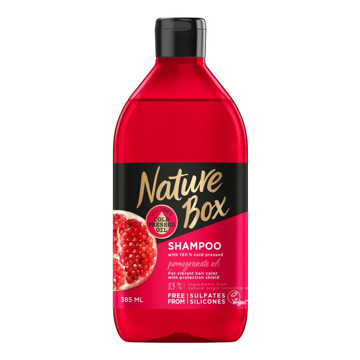 nature box pomegranate oil szampon do włosów chroniący kolor