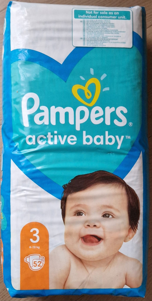 pampers 3 52szt