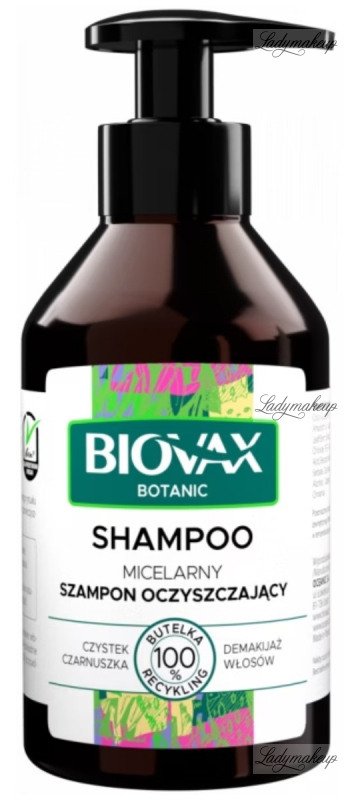 biovax botanic micelarny szampon oczyszczający