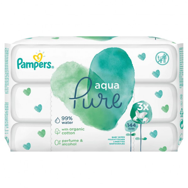 chusteczki pampers aqua pure wadye