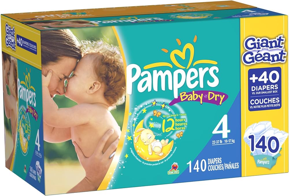 pampers baby dry 4 34 szt