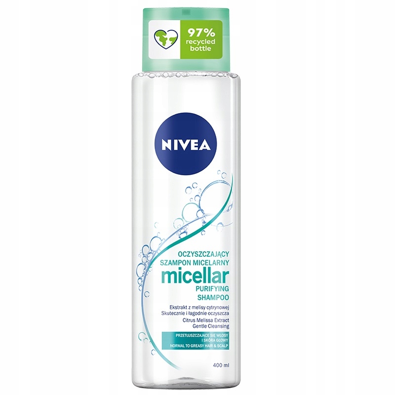 szampon nivea szampon miceralny melisa cytrynowa