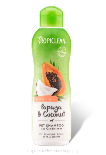 szampon z odżywka dla psa tropiclean coconut