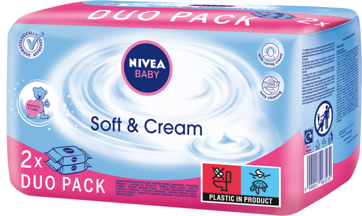 nivea baby chusteczki nawilżane soft & cream rossmann