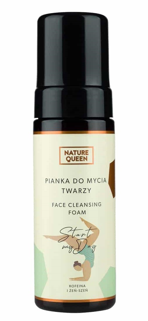 nature queen oczyszczająca pianka do mycia twarzy 175 ml