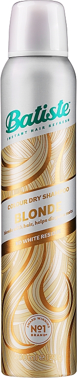suchy szampon do włosów blond