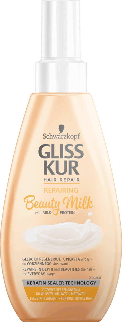 odżywka do włosów gliss kur beauty milk