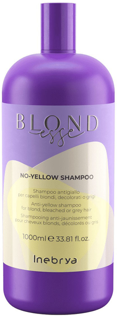 inebrya no yellow szampon do włosów siwych i rozjaśnianyc