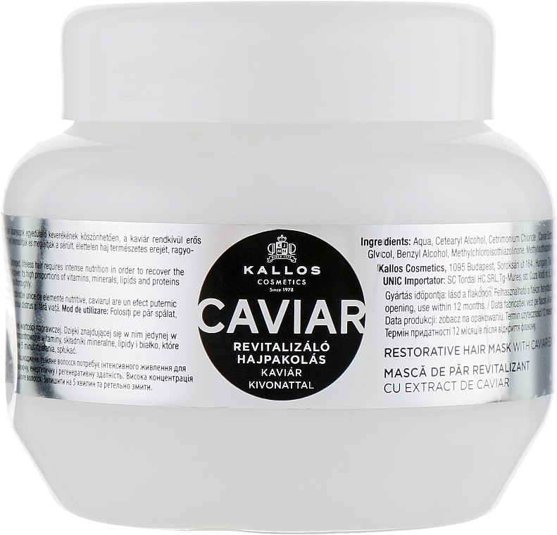 kallos kjmn caviar szampon ekstrakt z kawioru