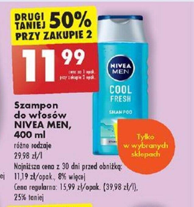 biedronka szampon nivea