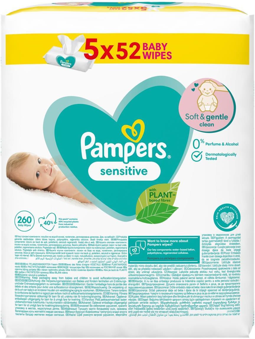 pampers sensitive chusteczki ceneo