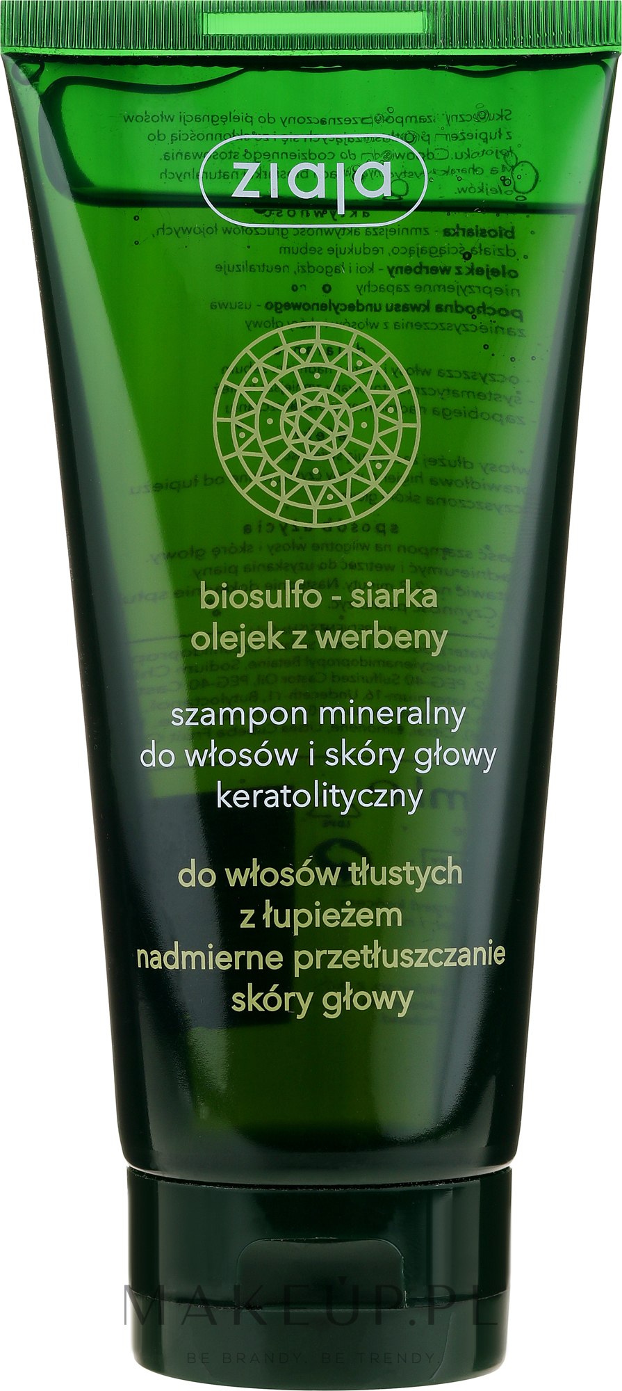 ziaja szampon mineralny do włosów i skóry głowy keratolityczny