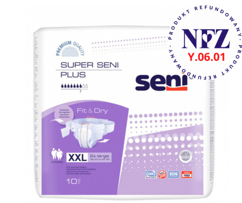 super seni plus xxl 5 10szt pieluchomajtki