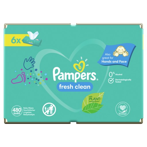 chusteczki pampers fresh clean allegro