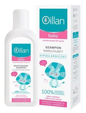 oillan baby szampon nawilżający od urodzenia