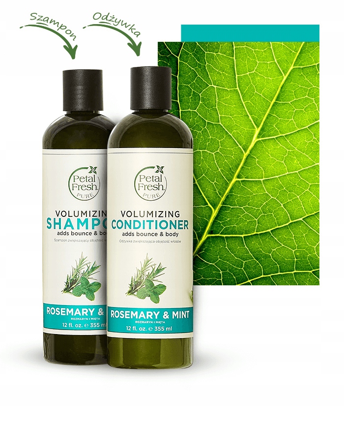 petal fresh szampon zwiększający objętość włosów rozmaryn i mięta