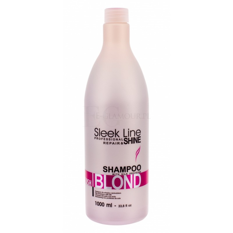 szampon do włosów blon różowy