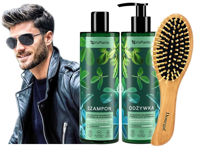 reklama szampon na porost włosów dla mężczyzn