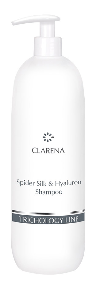 clarena trichology line hialuronowy szampon z jedwabiem pajęczym 200ml