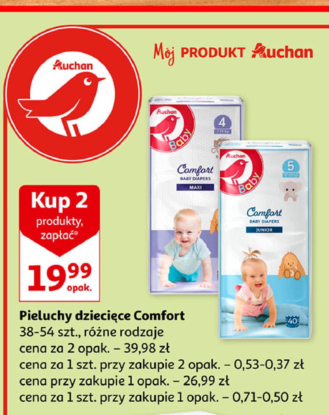 pieluchy 4 auchan