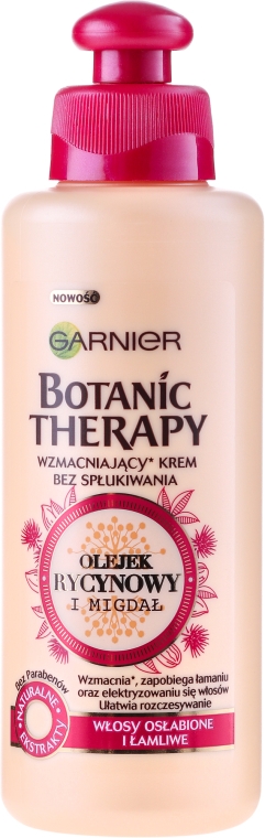 garnier botanic therapy krem do włosów olejek rycynowy 200ml