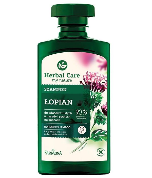szampon herbal care z lopianem