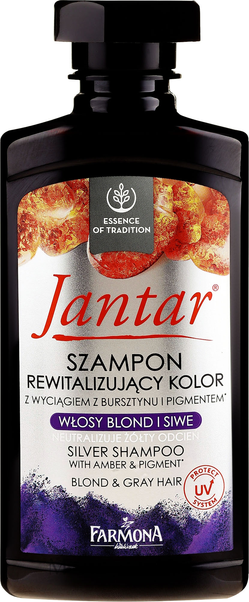 szampon do włosów farbowanych jantar