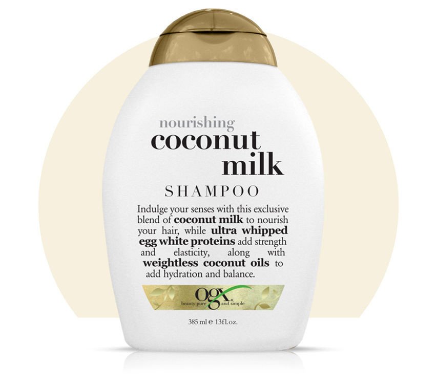 naturalny szampon do włosw z mlekiem kokosowym