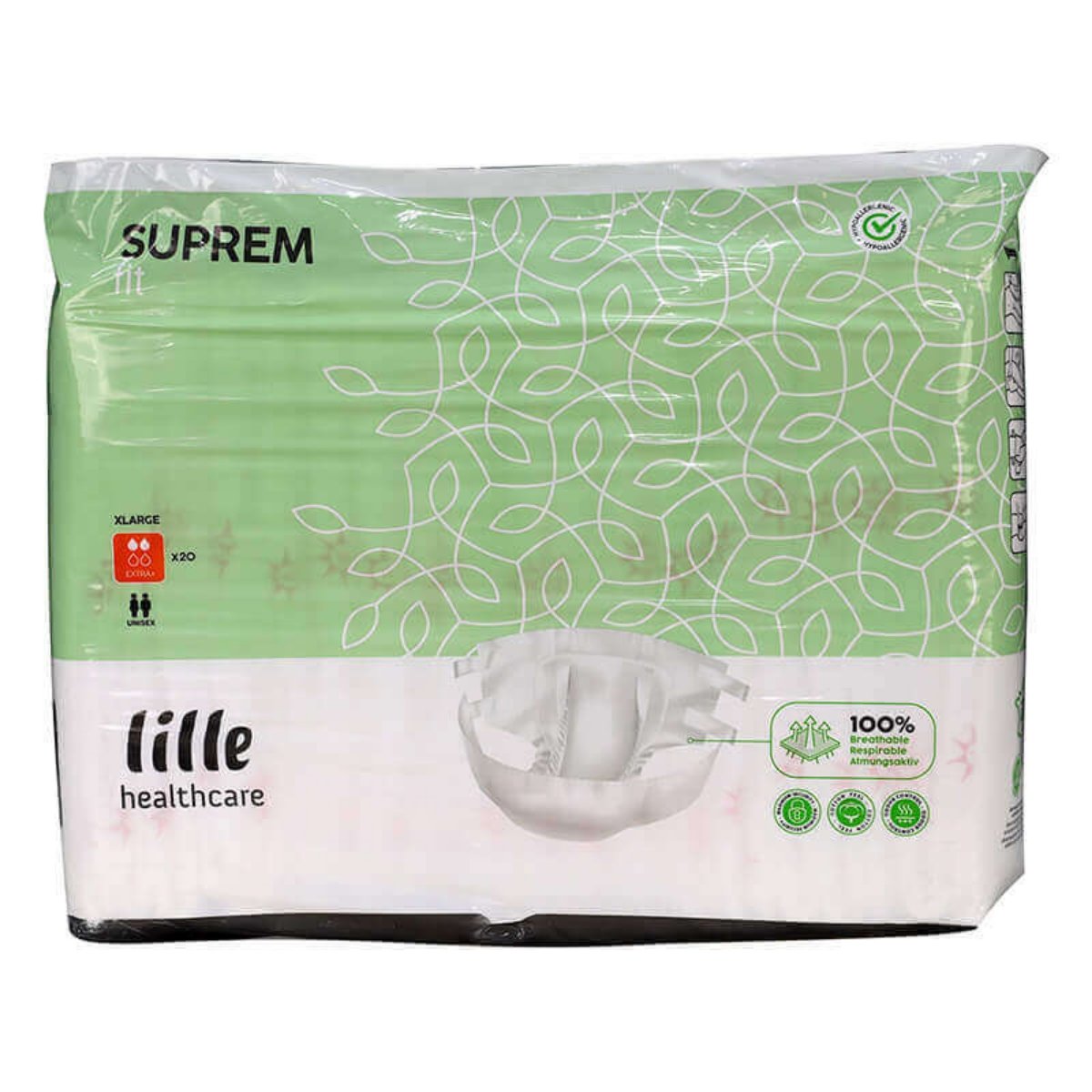 pieluchomajtki lille suprem fit extra plus 20 szt